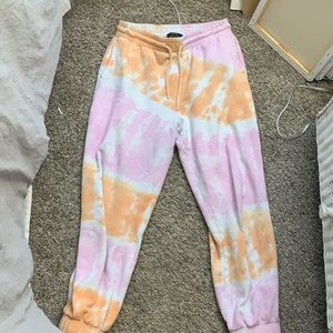 Tye dye sweatpants